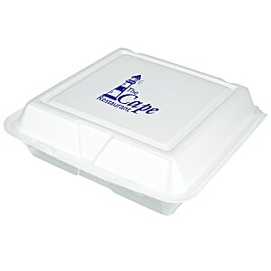 Foam Hinged Deli Container - Large Main Image