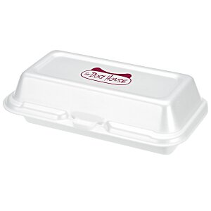 Foam Hinged Deli Container - Hot Dog Main Image