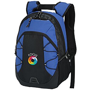 Bracket Laptop Backpack - Embroidered Main Image