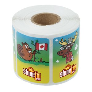 Super Kid Sticker Roll - Canadian Fun Main Image