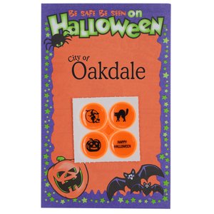 Halloween Safety Card with Quad Dots Main Image