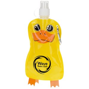Paws and Claws Foldable Bottle - 12 oz. - Duck Main Image