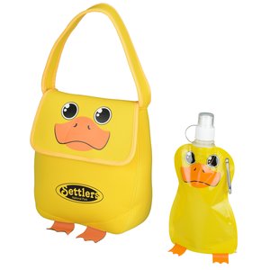Paws and Claws Neoprene Lunch Set - Duck Main Image