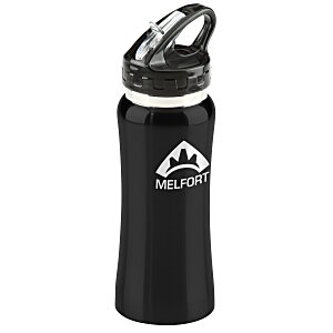 Clear Spout Stainless Steel Bottle - 16 oz. - 24 hr Main Image