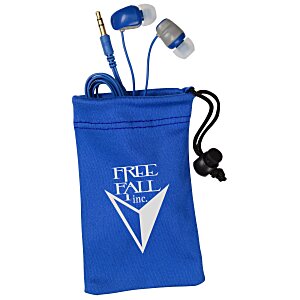 Accent Ear Buds with Pouch Main Image