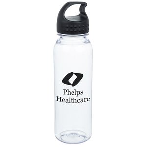 Clear Impact Poly-Pure Outdoor Bottle with Crest Lid - 24 oz. Main Image