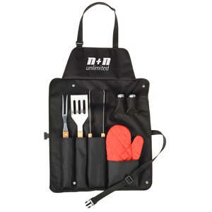 BBQ Now Apron and BBQ Set Main Image