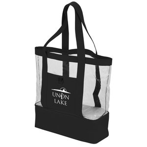 Clear Cabana Tote with Insulated Bottom Main Image