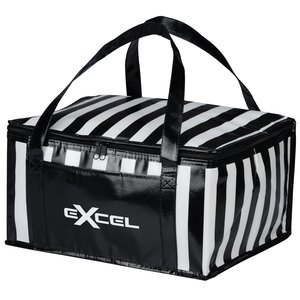 Insulated Carryall Cooler - Stripes Main Image
