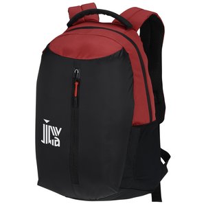 Zip Checker Laptop Backpack Main Image