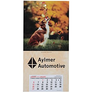 Puppy Classic Mount Calendar - French/English Main Image