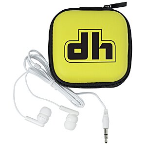 Colour Top Case with Ear Buds Main Image