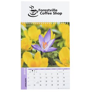 Blooming Flowers Deluxe Wall Calendar Main Image
