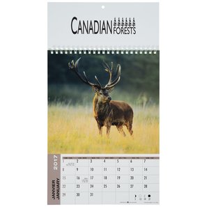 Hunting and Fishing Deluxe Wall Calendar - French/ English Main Image