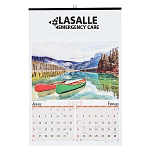 Canadian Scenes 2 Month View Calendar Main Image