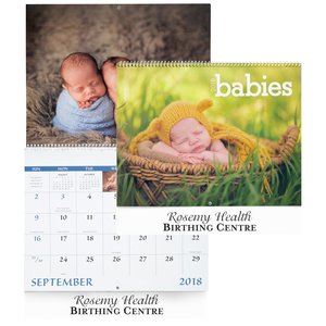Sleeping Babies Calendar - Spiral Main Image