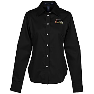 Crown Collection Solid Stretch Twill Shirt - Ladies' Main Image