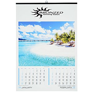 Exotic Large 2 Month View Calendar Main Image