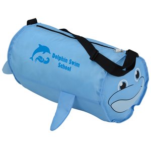 Paws and Claws Barrel Duffel Bag - Dolphin Main Image