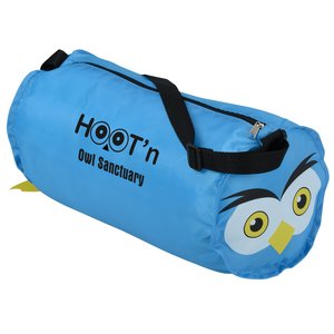 Paws and Claws Barrel Duffel Bag - Owl Main Image
