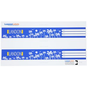 Luggage Labels - Palm Trees Main Image