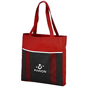 Accent Mesh Pocket Tote Closeout Main Image