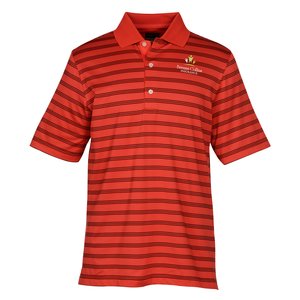 Greg Norman Play Dry Aerated Weatherknit Stripe Polo Main Image