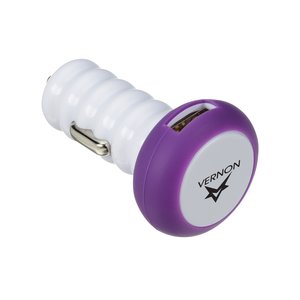 Colour Ring Dual Port USB Car Charger Main Image