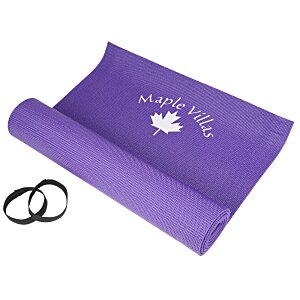 Deluxe Yoga Mat with Carrying Case Main Image