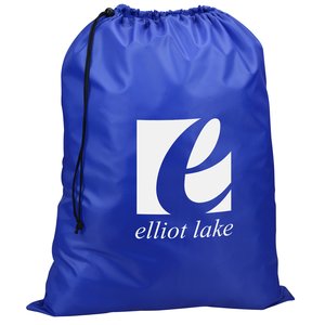 Folding Laundry Bag with Pouch Main Image