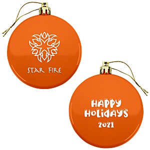 Flat Shatterproof Ornament - Happy Holidays Main Image