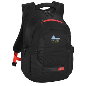 Case Logic Cross-Hatch Laptop Backpack - Embroidered Main Image