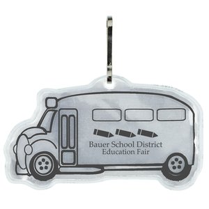 Reflective Zipper Pull - School Bus Main Image