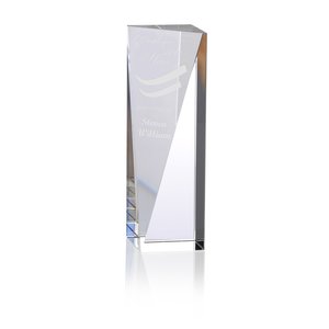 Skyline Sheared Crystal Tower Award - 8" Main Image