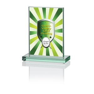 Panel Jade Glass Award - 6" - Full Colour Main Image