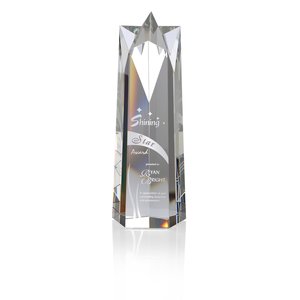 Soaring Star Crystal Tower Award - 10" Main Image