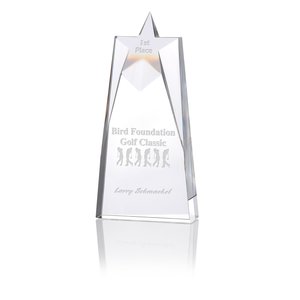 Shooting Star Crystal Award - 10" Main Image