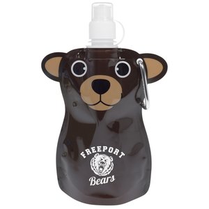 Paws and Claws Foldable Bottle - 12 oz. - Bear Main Image