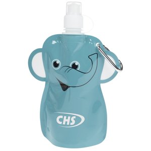 Paws and Claws Foldable Bottle - 12 oz. - Elephant Main Image