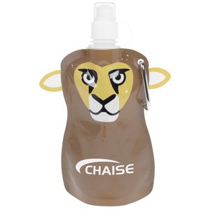 Paws and Claws Foldable Bottle - 12 oz. - Lion Main Image