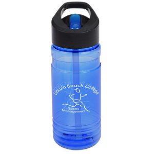 Line Up Bottle with Two-Tone Flip Straw Lid - 20 oz. Main Image