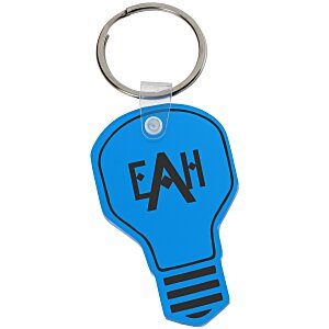 Light Bulb Soft Keychain - Translucent Main Image