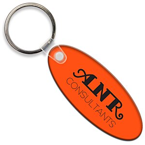 Small Oval Soft Keychain - Translucent Main Image