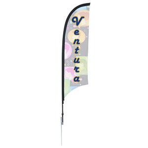 Outdoor Razor Sail Sign - 7' - One Sided Main Image