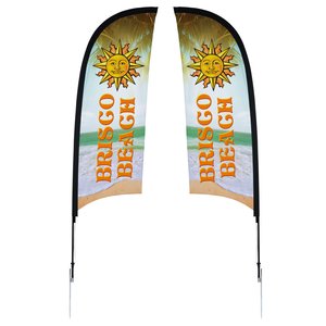 Outdoor Razor Sail Sign - 9' - Two Sided Main Image