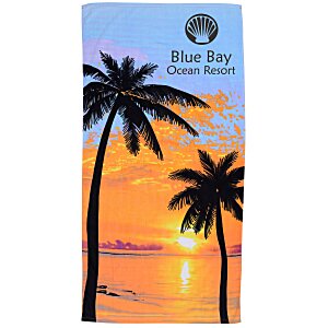 Palm Trees Beach Towel Main Image