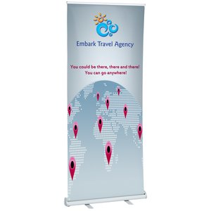 Value Retractable Banner Display - 33-1/2" Main Image