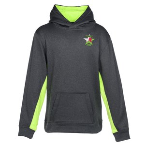 Game Day Colour Block Performance Hooded Sweatshirt - Youth - Embroidered Main Image