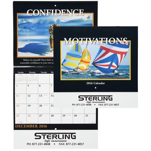 Motivations 2016 Calendar - Stapled-Closeout Main Image