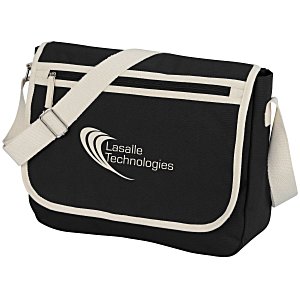 Longford Cotton Laptop Messenger Bag Main Image